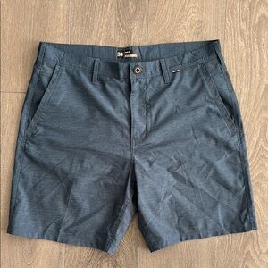 LIKE NEW Hurley x Nike Dry Fit Men's Navy Blue Hybrid Shorts size 34